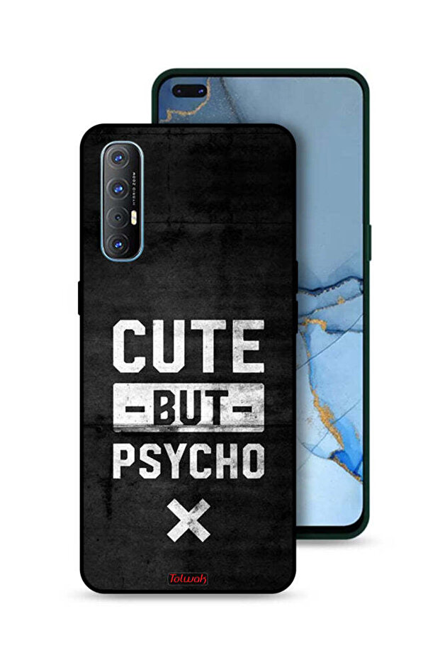 Oppo Reno3 Pro 4G Protective Case Cover Cute But Psycho