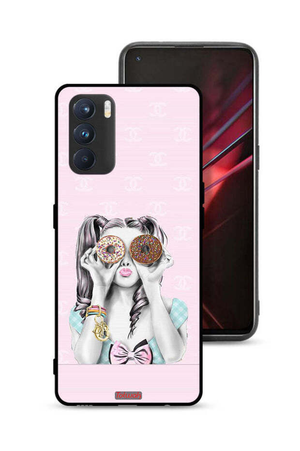غطاء حماية لهاتف Oppo K9 Pro يحمل دوناتين