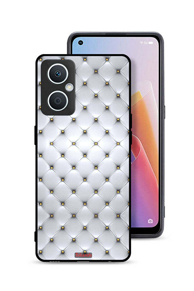 غطاء حماية لهاتف Oppo A96 5G (الصين) مطبوع عليه دبابيس على القماش