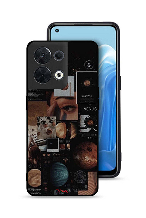 غطاء حماية لهاتف Oppo Reno8 5G بتصميم فينوس آرت