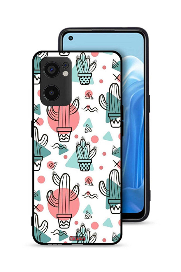 غطاء حماية لهاتف Oppo Reno7 SE 5G بلون الصبار