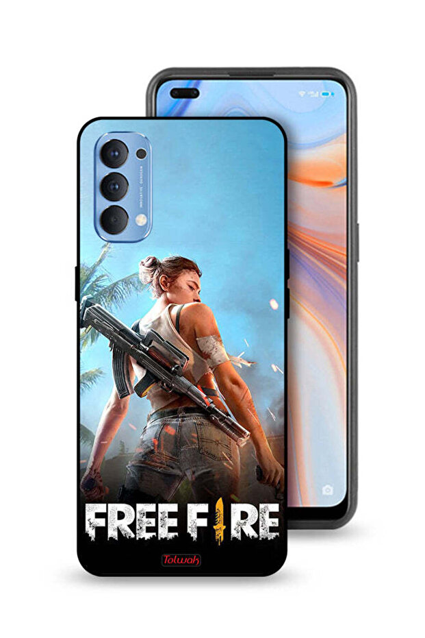 Oppo Reno4 4G Protective Case Cover Free Fire