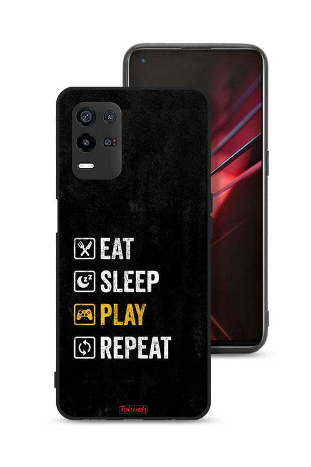 غطاء حماية Oppo K9x، تناول الطعام، النوم، اللعب، التكرار