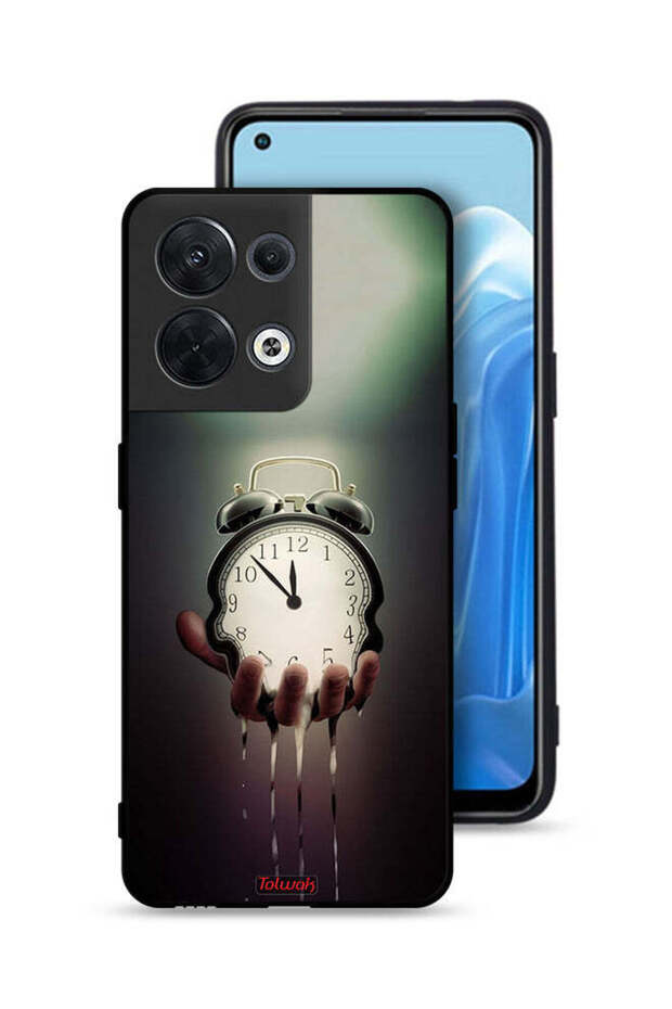 غطاء حماية على شكل ساعة لهاتف Oppo Reno8 5G
