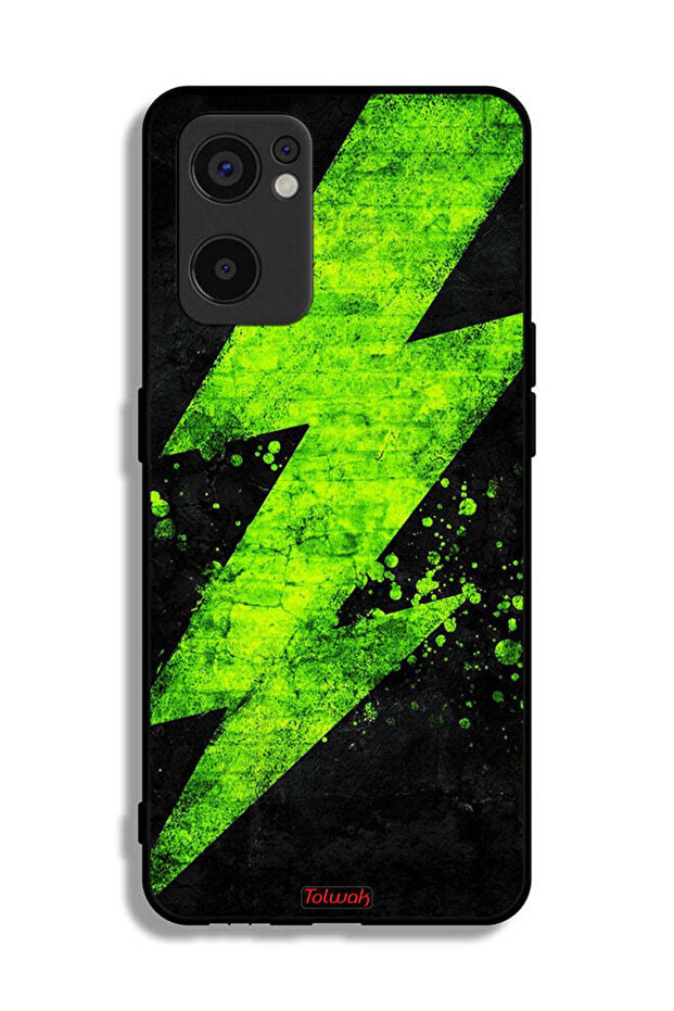 غطاء حماية لهاتف Oppo Reno7 SE 5G بنمط كهربائي - 2