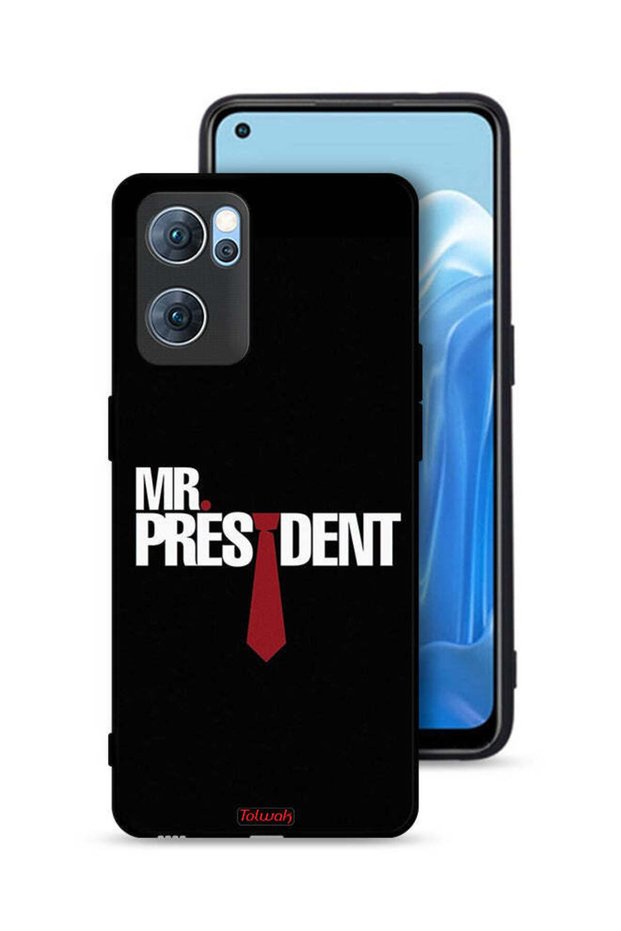 غطاء حماية لهاتف Oppo Reno7 5G Mr President