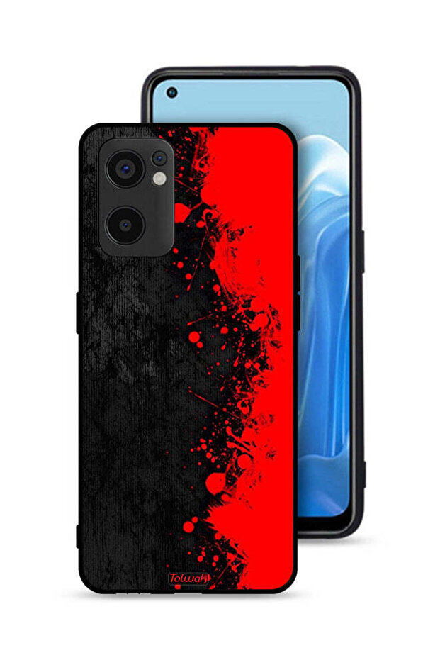 Oppo Reno7 SE 5G Protective Case Cover Paint Abstract Pattern - 1