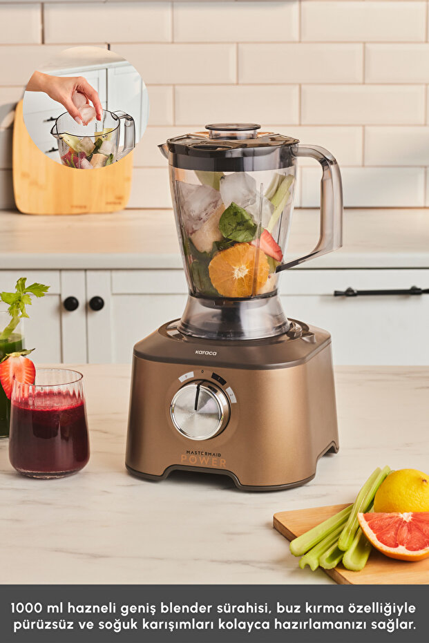 Mastermaid Power Multifunctional 10 in 1 Walnut Brown Mutfak Robotu 2000W - 6