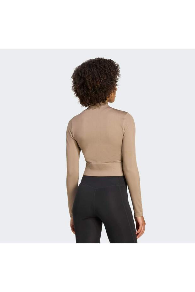 قميص علوي بسحاب كامل الطول من Workout Essentials - 2