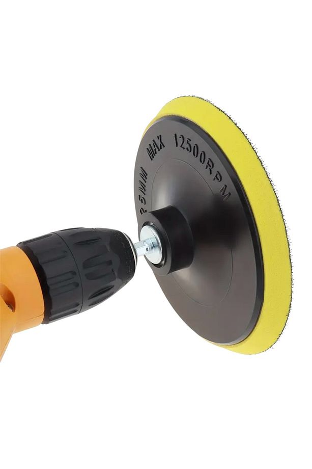 115 mm Cırtlı Disk Zımpara Tabanı ve Matkap Uç Aparatı - 3