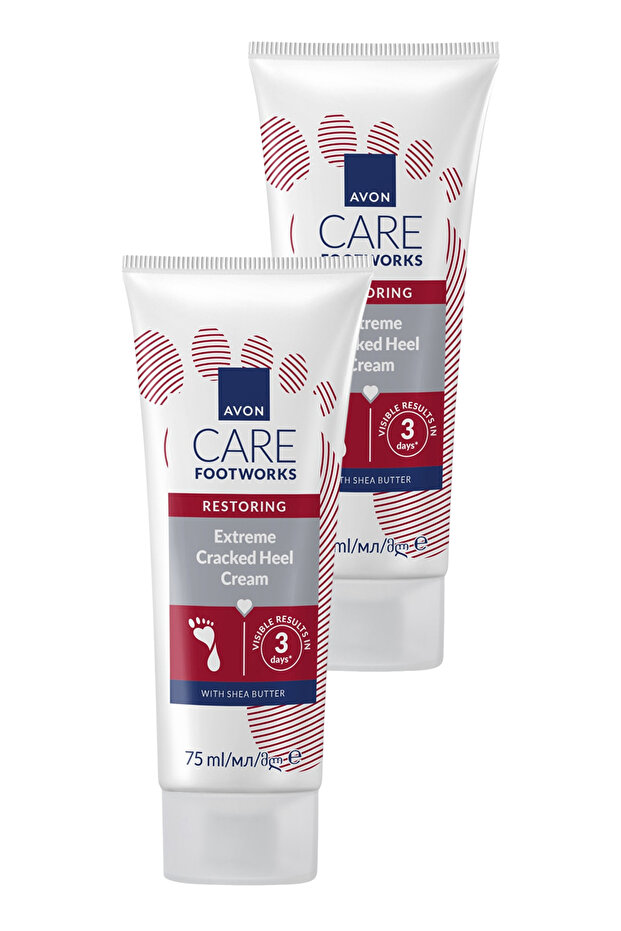 Footworks Heel Softening Foot Cream 75ml Double Pack