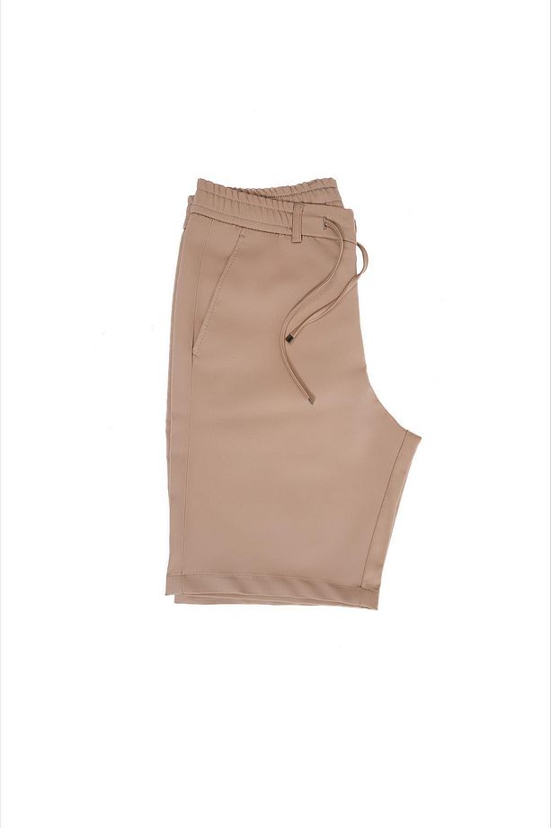 Erkek Kahverengi Vizon 2025 Jogger Şort - 3