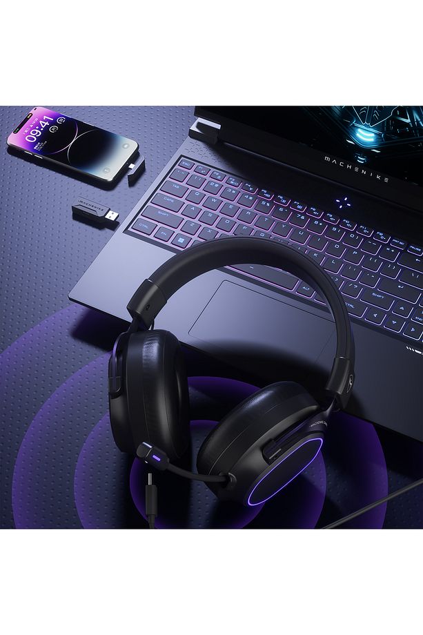 GX30 Pro Tri-Mode Siyah Gaming Kulaklık - 7