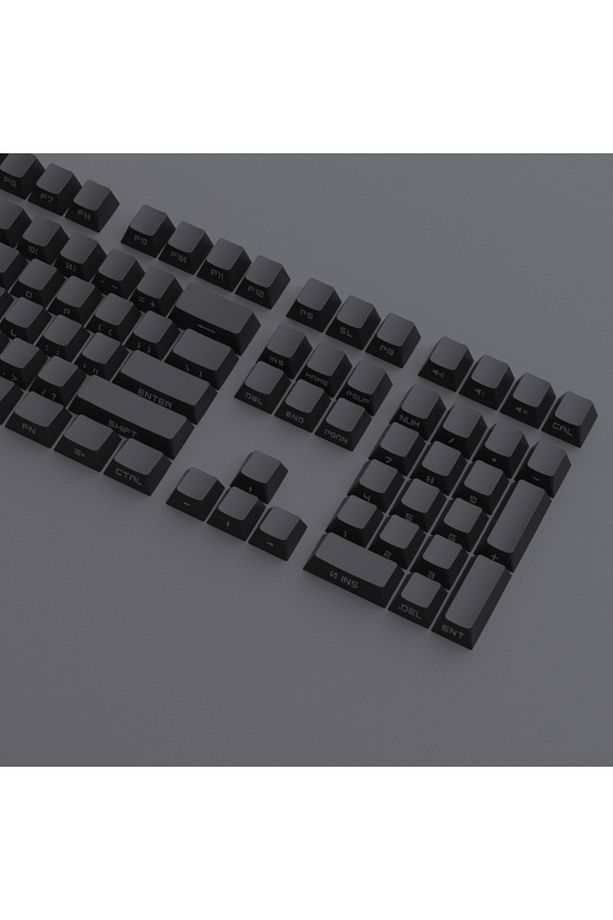 131 Tuş Keycaps ABS Tuş Takımı Yan Tuş Harf Mekanik Klavye Keycaps - 4