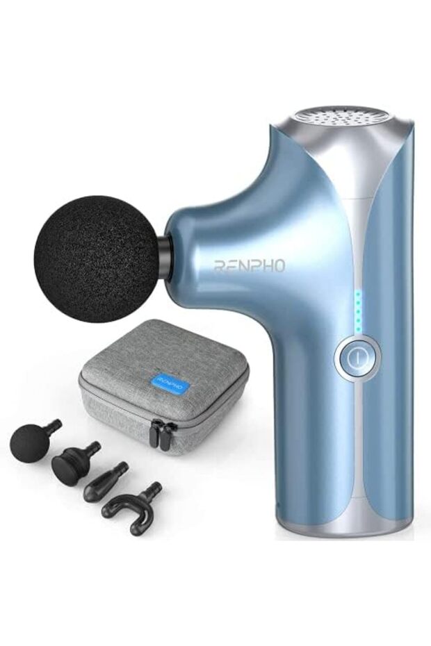 Upgrade Mini Massager with Heat, 2023 New Muscle Massager Deep Tissue, Type-C Charging