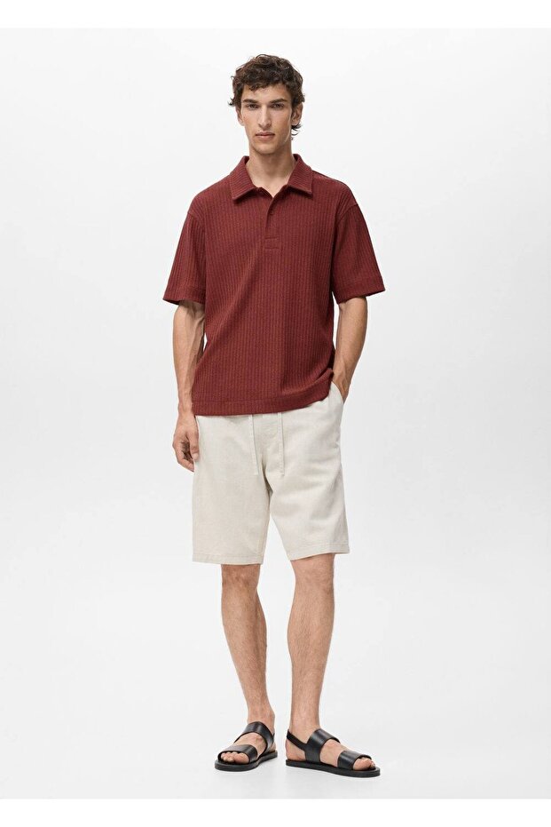 Dokulu triko polo gömlek - 2