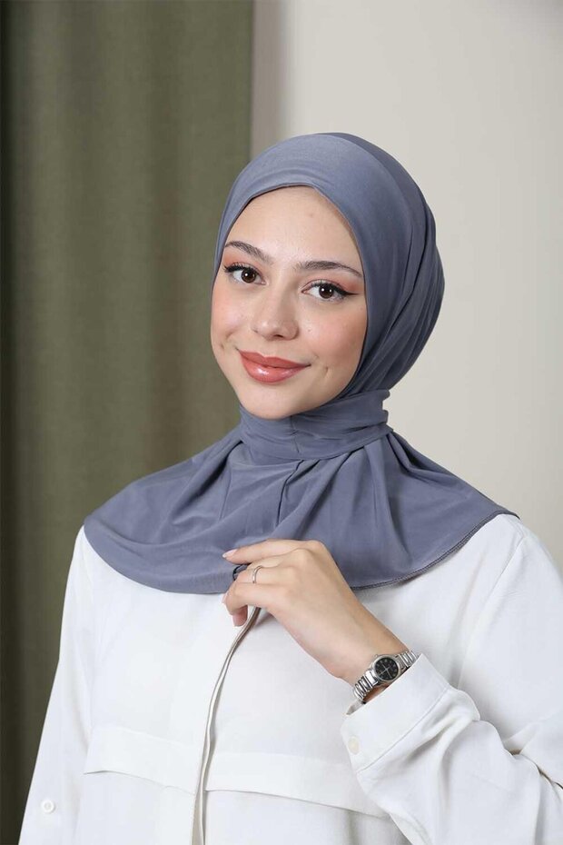 Snap Bonnet Hijab Swimsuit Top Compatible with Sea and Pool Bonnet Hijab