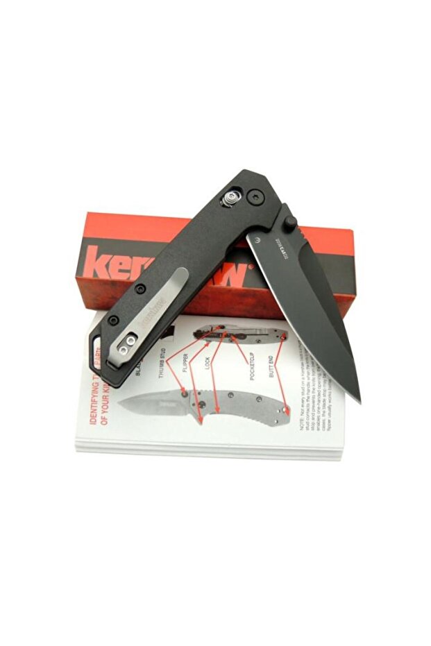 Kershaw Çakı - Siyah D2 Çelik - 2