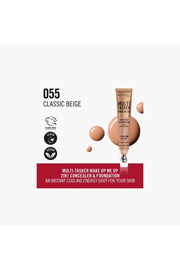 Rimmel Multi-Tasker Wake Me Up Concealer and Foundation - 20 ml - 2
