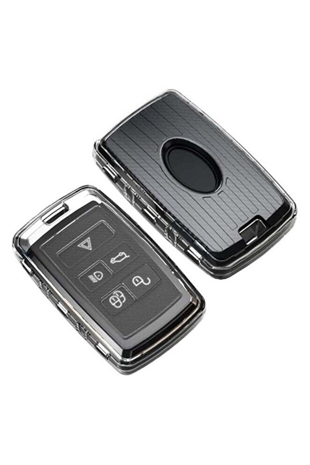 Key Fob Case TPU Cover Compatible with Land Rover Range Rover Sport, Evoque, Vogue, Velar, Discovery