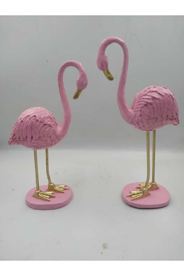 Polyester ikili flemingo dekor - 3