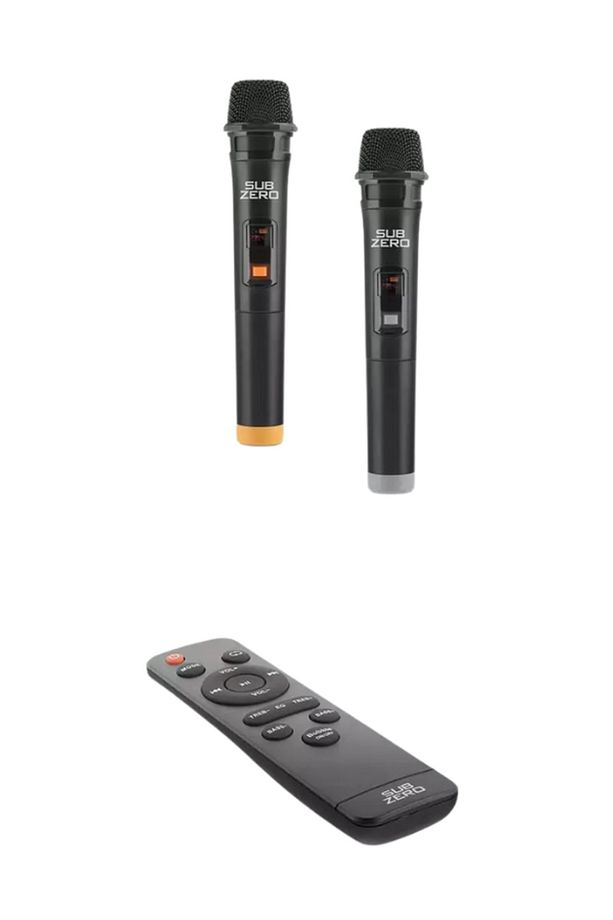 WR173 12” 100W RGB Bluetooth Müzik Kutusu | Baloncuk Çıkartan, 2 Kablosuz Mikrofonlu - 5