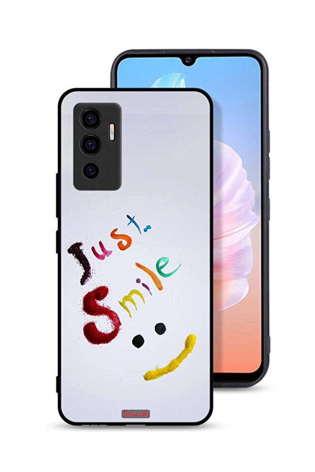 غطاء حماية لهاتف Vivo V23e - ابتسم فقط
