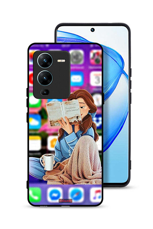 غطاء حماية لهاتف Vivo V25 Pro 5G - قراءة