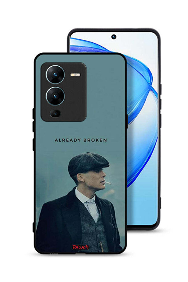 غطاء حماية لهاتف Vivo V25 Pro 5G مكسور بالفعل