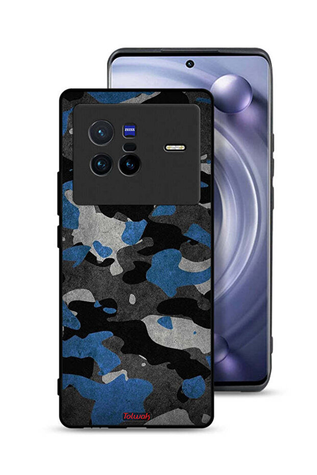 Vivo X80 Protective Case Cover Camouflage Pattern