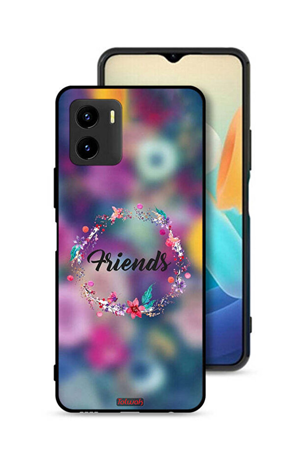 Vivo Y15s Protective Case Cover Friends In Flowers Ring Art