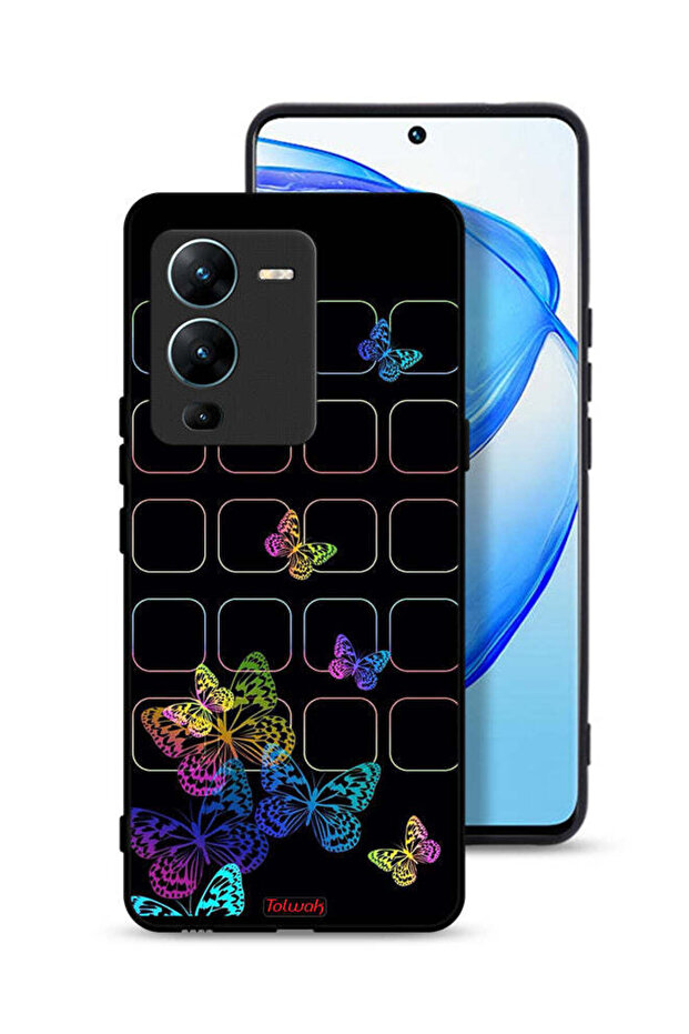 Vivo V25 Pro 5G Protective Case Cover Colorful Butterflies