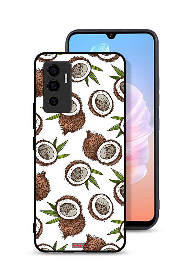غطاء حماية لهاتف Vivo S10e 5G بلون جوز الهند