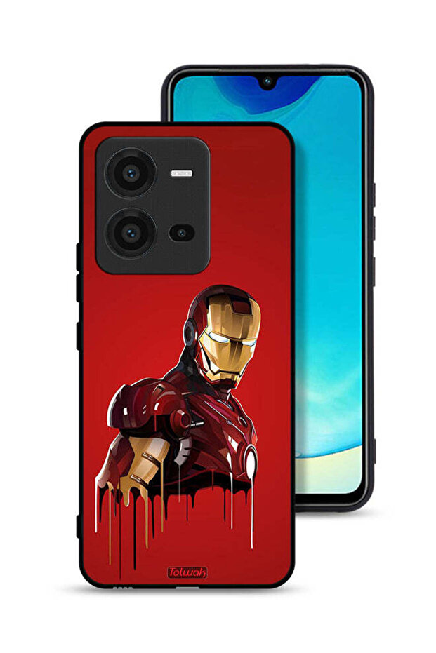 غطاء حماية Vivo V25 5G برسومات الرجل الحديدي
