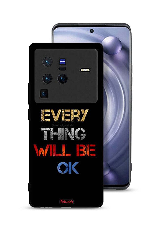 غطاء حماية لهاتف Vivo X80 Pro كل شيء سيكون على ما يرام