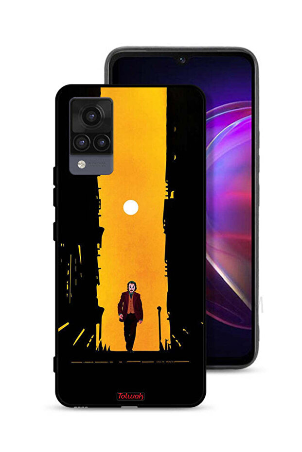 غطاء حماية Vivo V21 بتصميم جوكر، عمل فني رقمي تجريدي
