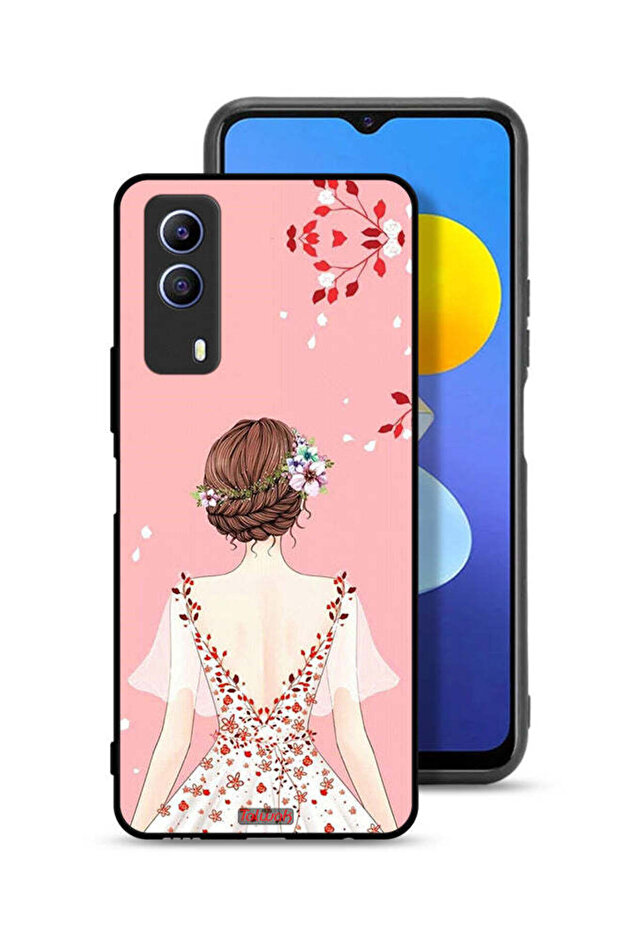 Vivo T1x Protective Case Cover Standing Girl Art