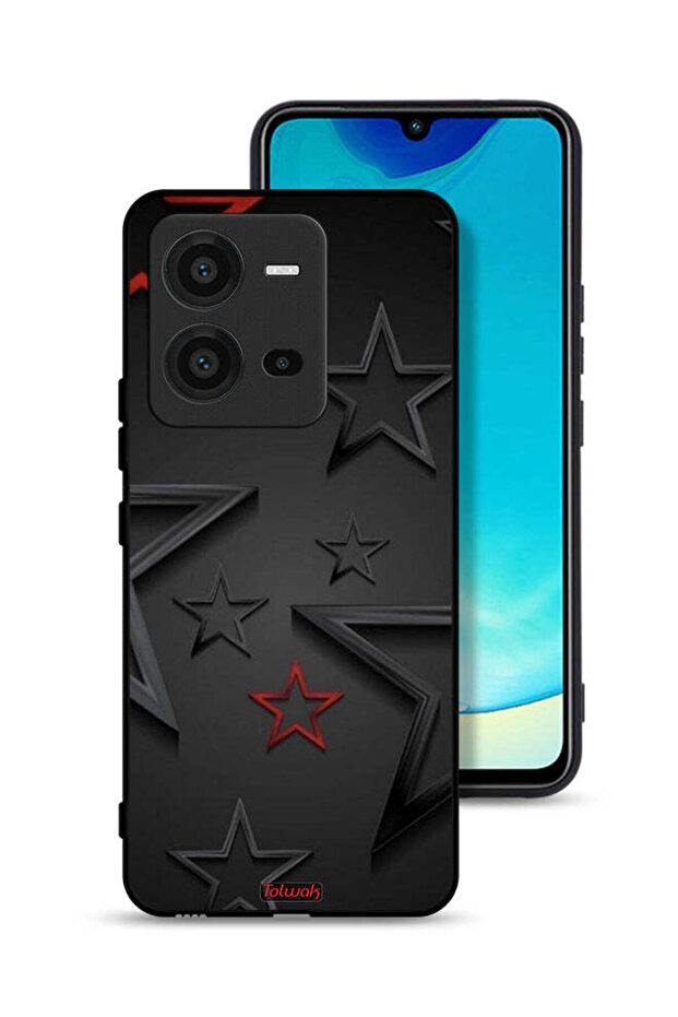 غطاء حماية بنقشة نجوم لهاتف Vivo V25 5G