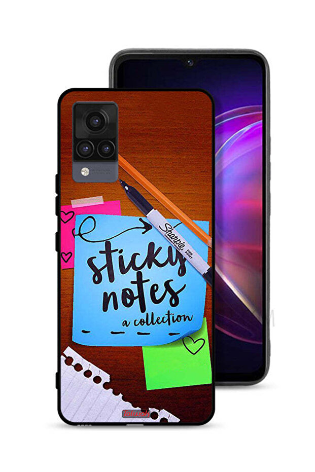 Vivo V21 Protective Case Cover Sticky Notes