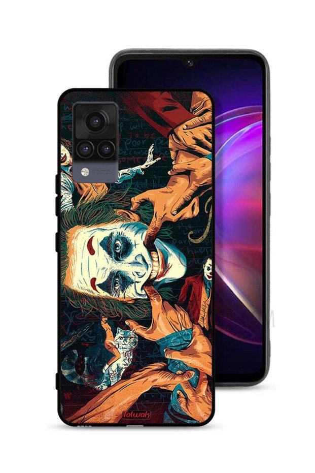 غطاء حماية لهاتف Vivo V21 برسومات الجوكر