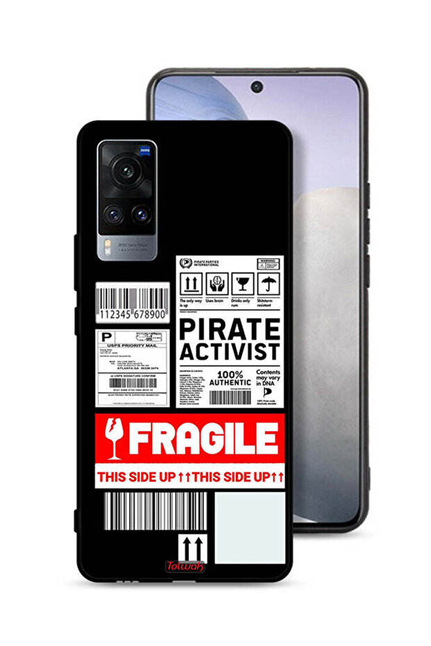 Vivo X60t Protective Case Cover Private Activist Fragile Sticker