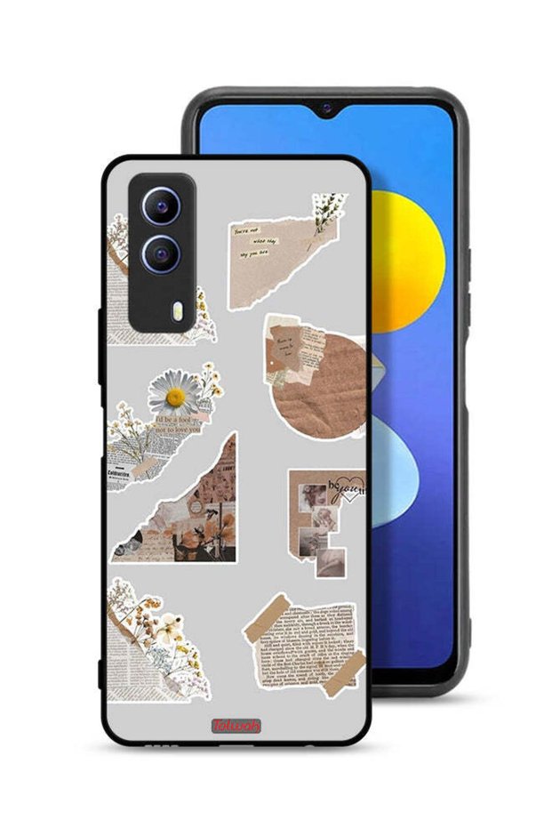 Vivo T1x Protective Case Cover Pieces Of Paper Stickers