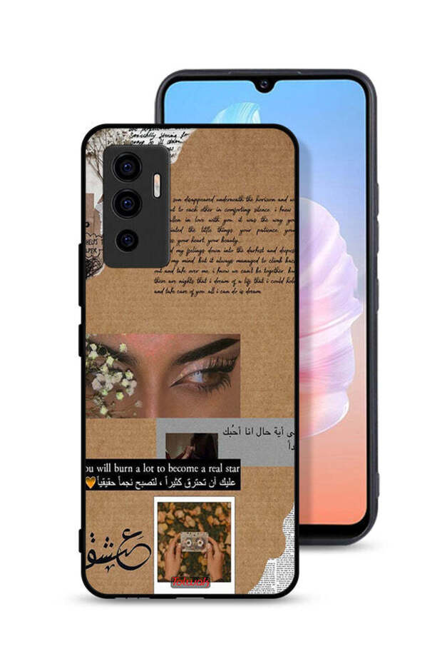 Vivo S10e 5G Protective Case Cover Arabic Quote You Will Burn A Lot To Become A Real Star