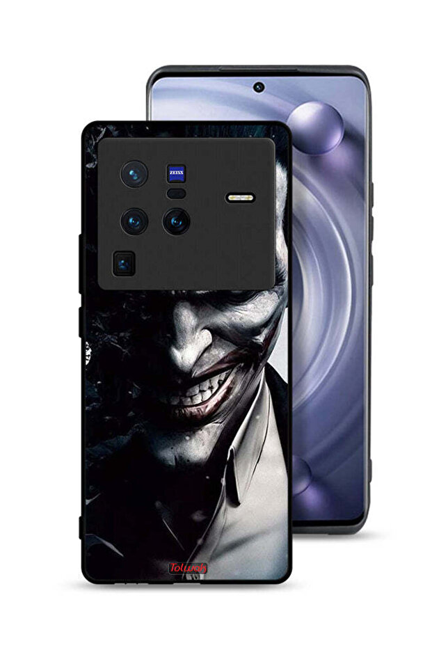 غطاء حماية Vivo X80 Pro بتصميم نصف وجه الجوكر