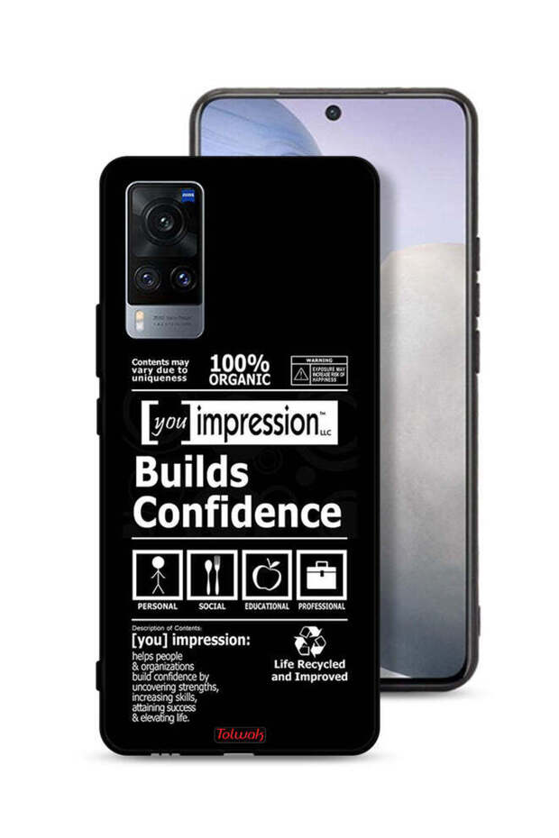 Vivo X60t Protective Case Cover Builds Confidence Sticker