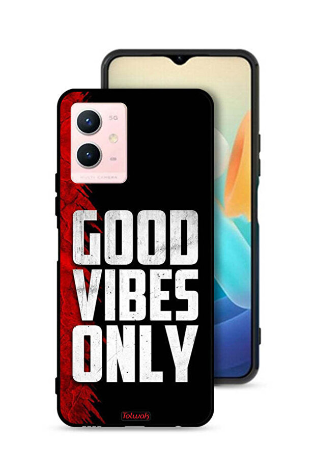 Vivo Y33s 5G Protective Case Cover Good Vibes Only