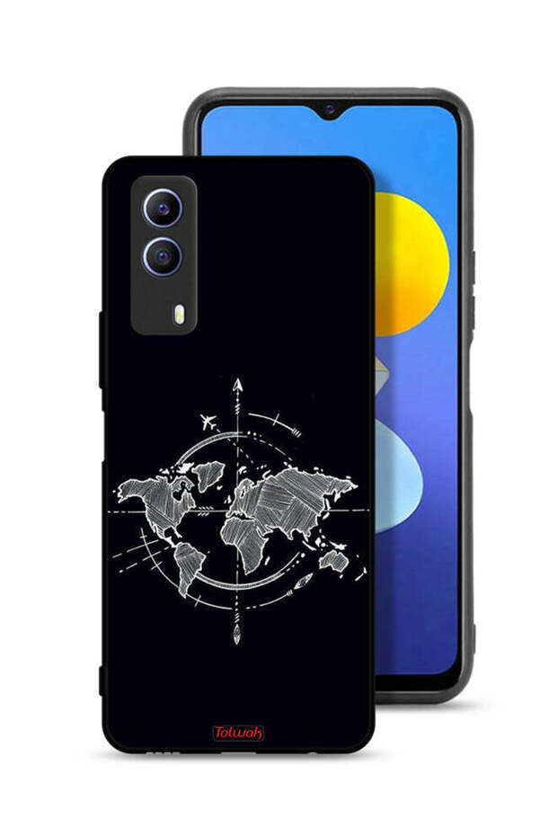 Vivo T1x Protective Case Cover Compass Art
