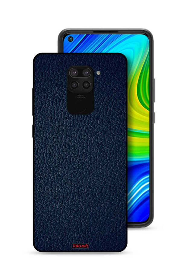 غطاء حماية جلدي بنمط لهاتف شاومي ريدمي نوت 9 - 1
