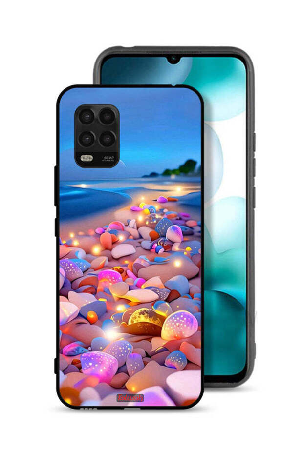 Xiaomi Mi 10 Lite 5G Protective Case Cover Stones Art
