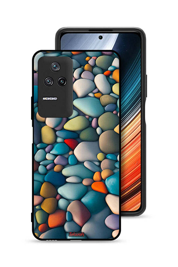 Xiaomi Redmi K40S Protective Case Cover Stones Abstract Pattern